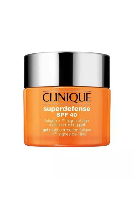 CLINIQUE SUPERDEFENSE SPF40 FATIGUE + 1ST SING OF AGE MULTI-CORRECTING GEL